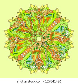 Light summer pattern with flowers
