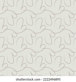 Light surface with an ornament. Vector seamless pattern. Background illustration, decorative design for fabric or paper. Drawing modern