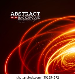 Light Swirl Background. Vector illustration EPS 10