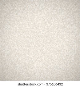 Light swirl beige texture. EPS10 vector background.