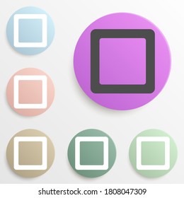 light switch badge color set. Simple glyph, flat vector of web icons for ui and ux, website or mobile application