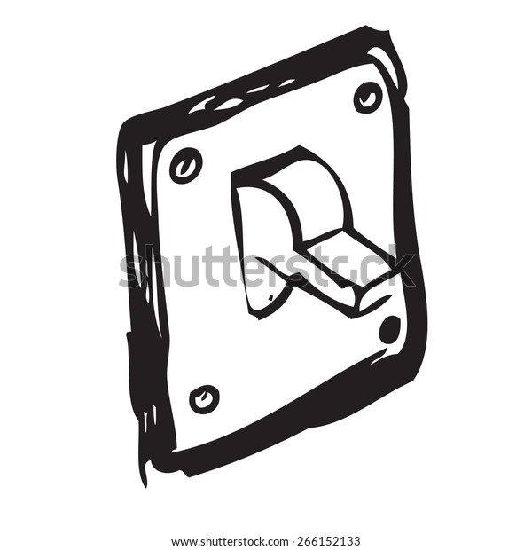 Light Switch Doodle Stock Vector (Royalty Free) 266152133