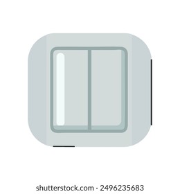 Light switch icon clipart avatar logtotype isolated vector illustration