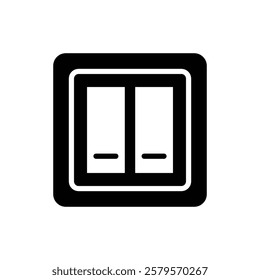 light switch icon design vector template