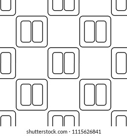 light switch icon. Element of Appliances icon for mobile concept and web apps. Pattern repeat seamless light switch icon. Can be used for web and mobile on white background