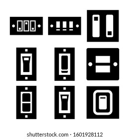 light switch icon isolated sign symbol vector illustration - Collection of high quality black style vector icons
