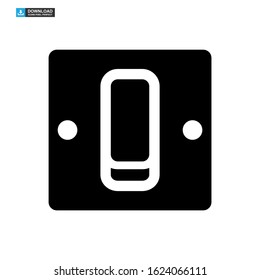 light switch icon isolated sign symbol vector illustration - high quality black style vector icons
