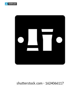 light switch icon isolated sign symbol vector illustration - high quality black style vector icons
