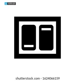 light switch icon isolated sign symbol vector illustration - high quality black style vector icons
