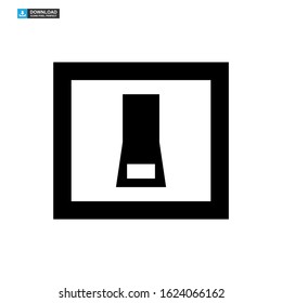 light switch icon isolated sign symbol vector illustration - high quality black style vector icons
