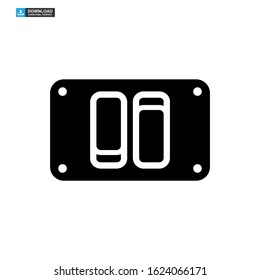 light switch icon isolated sign symbol vector illustration - high quality black style vector icons
