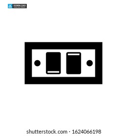 light switch icon isolated sign symbol vector illustration - high quality black style vector icons
