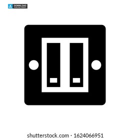 light switch icon isolated sign symbol vector illustration - high quality black style vector icons
