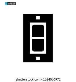 light switch icon isolated sign symbol vector illustration - high quality black style vector icons
