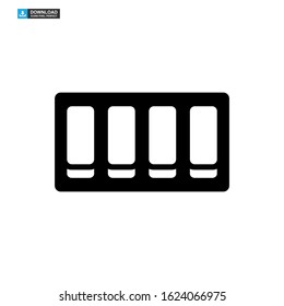 light switch icon isolated sign symbol vector illustration - high quality black style vector icons
