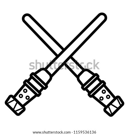 Light sword icon.