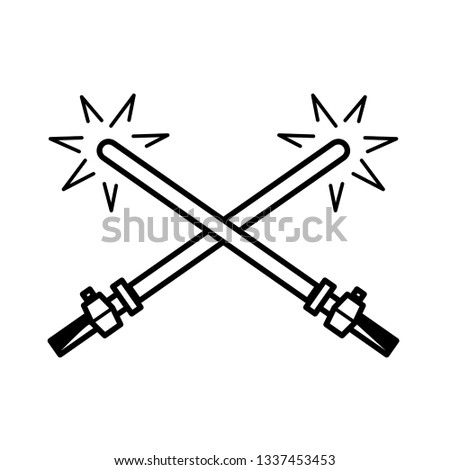 Light swords icon