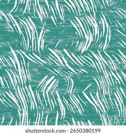 Light teal and white lines brush strokes, on linen fabric print pattern, cotton, silk, vector illustration, doodle summer, kids and baby designs for print fabric.