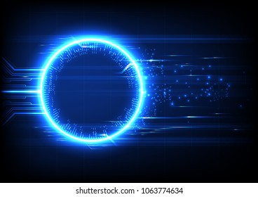 Light Technology Circuit Abstract Background