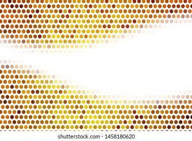 Light template with circles. Beautiful colored illustration with blurred circles in nature style. Pattern for ads, leaflets.