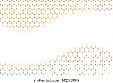 Light template with circles. Blurred bubbles on abstract background with colorful gradient. Pattern for beautiful websites.