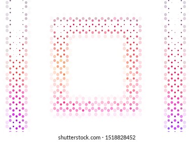 Light template with circles. Blurred bubbles on abstract background with colorful gradient. Pattern for textures of wallpapers.