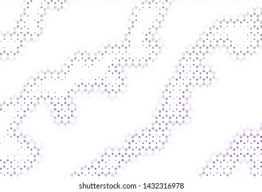 Light template with circles. Blurred decorative design in abstract style with bubbles. Pattern for beautiful websites.
