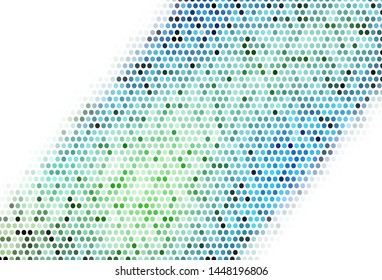 Light template with circles. Blurred decorative design in abstract style with bubbles. Pattern for ads, leaflets.