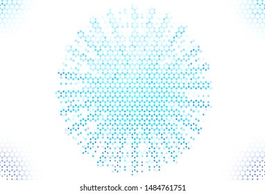 Light template with circles. Blurred decorative design in abstract style with bubbles. Pattern for beautiful websites.
