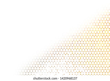 Light template with circles. Glitter abstract illustration with blurred drops of rain. Pattern for beautiful websites.