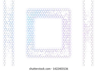 Light template with circles. Glitter abstract illustration with blurred drops of rain. Design for your business advert.