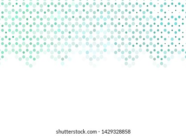Light template with circles. Glitter abstract illustration with blurred drops of rain. Design for your business advert.