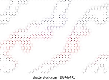 Light template with circles. Glitter abstract illustration with blurred drops of rain. Pattern for textures of wallpapers.