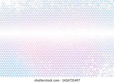 Light template with circles. Illustration with set of shining colorful abstract circles. Design for your business advert.
