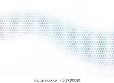 Light template with circles. Illustration with set of shining colorful abstract circles. Pattern for ads, leaflets.