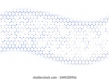 Light template with circles. Illustration with set of shining colorful abstract circles. Pattern for ads, leaflets.