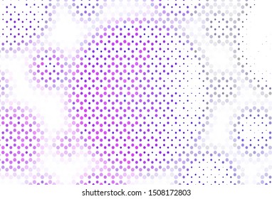 Light template with circles. Illustration with set of shining colorful abstract circles. Design for poster, banner of websites.