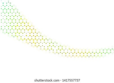 Light template with circles. Modern abstract illustration with colorful water drops. Pattern for futuristic ad, booklets.