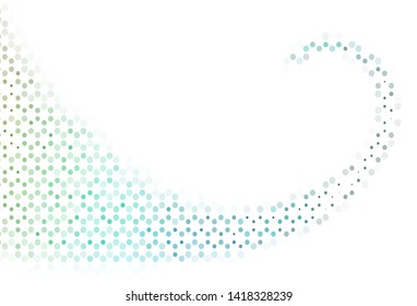 Light template with circles. Modern abstract illustration with colorful water drops. New template for your brand book.