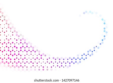 Light template with circles. Modern abstract illustration with colorful water drops. Design for poster, banner of websites.