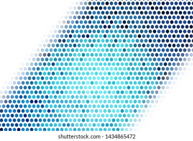 Light template with circles. Modern abstract illustration with colorful water drops. Pattern for futuristic ad, booklets.