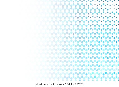 Light template with circles. Modern abstract illustration with colorful water drops. New template for your brand book.