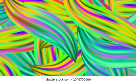Light Template for Cover, Poster, Banner, Greeting Card. Minimal Watercolor Layout. Abstract Realistic Creative Neon Pink, Blue, Violet Background. Modern Digital Pattern with Rainbow Brush Strokes.