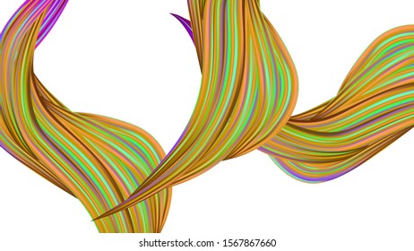 Light Template for Cover, Poster, Banner, Greeting Card. Minimal Watercolor Layout. Abstract Realistic Creative Neon Pink, Blue, Violet Background. Modern Digital Pattern with Rainbow Brush Strokes.