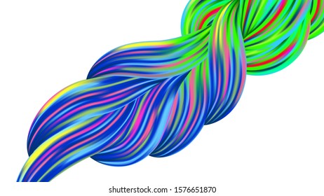 Light Template for Cover, Poster, Banner, Greeting Card. Creative Neon Pink, Blue, Violet Background. Modern Digital Pattern with Rainbow Brush Strokes. Abstract Realistic Minimal Watercolor Layout.