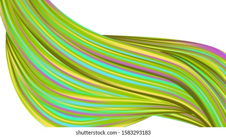 Light Template for Cover, Poster, Banner, Greeting Card. Abstract Realistic Modern Digital Pattern with Rainbow Brush Strokes. Minimal Watercolor Layout. Creative Neon Pink, Blue, Violet Background.