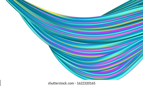 Light Template for Cover, Poster, Banner, Greeting Card. Minimal Watercolor Layout. Modern Digital Pattern with Rainbow Brush Strokes. Creative Neon Pink, Blue, Violet Background. Abstract Realistic