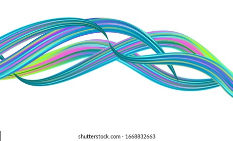  Plantilla ligera para tapa, afiche, banner, tarjeta de felicitación.Patrón digital moderno con pincel arco iris.Diseño de color de agua mínimo. Fondo Creativo Neon Rosa, Azul, Violeta. Resumen realista