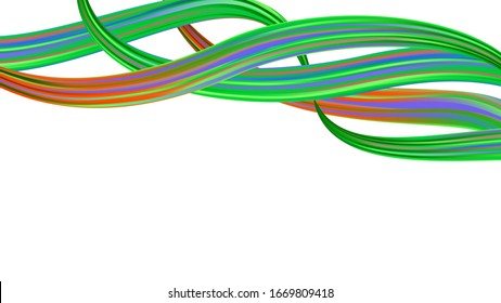 Light Template for Cover, Poster, Banner, Greeting Card. Creative Neon Pink, Blue, Violet Background. Modern Digital Pattern with Rainbow Brush Strokes. Abstract Realistic Minimal Watercolor Layout.