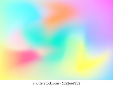 Plantilla ligera para carátula, afiche, pancarta, tarjeta de felicitación. Patrón digital moderno con formas fluidas. Diseño de color de agua mínimo. Fondo Creativo Neon Rosa, Azul, Violeta. Curvas y líneas abstractas.